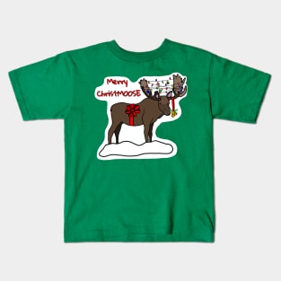 Merry Christmoose Kids T-Shirt